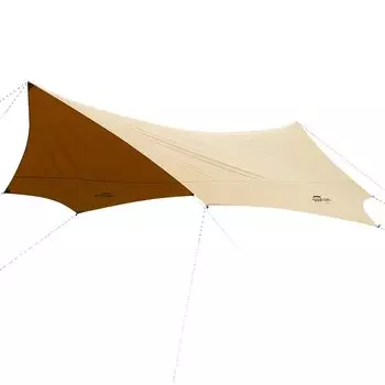Брезент Soomloom Adranus x Bonfire Allowed Polycotton TC Камин Отличная термостойкость Солнцезащитный козырек для улицы 5,1 м 5,1 м Изоляция/Огнестойкость/Вода хаки
