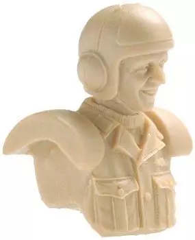 Brick Works Maschinenkrieger Strahl Army Мужской летчик бюст B масштаб смоляной литой сборочный комплект 1/20