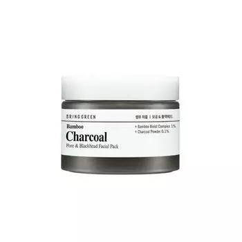 BRING GREEN Bamboo Charcoal Pore & Blackhead Facial Pack 100 мл.