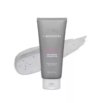 BRING GREEN Bamboo Charcoal Pore Purifying Cleansing Foam 300мл очищающая пенка для умывания Foam Cleanser