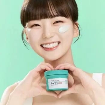 BRINGGREEN Tea Tree Cica Pore Clay Pack 120 г Специальный набор (Упаковка глины 5 шт + шпатель)