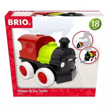 БРИО (Брио) Steam & Go Train 30411 Целевой возраст: От 18 месяцев (игрушечные поезда, транспортные средства)