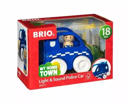 BRIO Мой родной город Полицейская машина со светом и звуком 30377