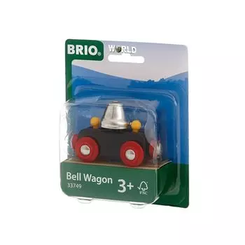 BRIO WORLD bell wagon 33749