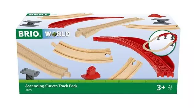 BRIO WORLD Expansion Curve Pack 33995 Красный