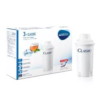 BRITA Pot Type Water Purifier Replacement Filter Classic Set of 3 BJ-C3