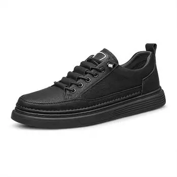 British Style Men s Oxford Shoes Thick Soles Massage Soles High-quality Men s Leather Leisure Shoes Outdoor Hiking Shoes 38 бежевый