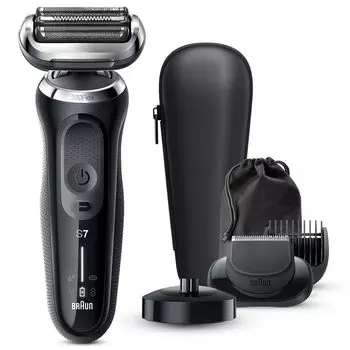 Бритва BRAUN Series 7 Electric Noir Black для мужчин 71-N4500CS-V (черный) 3-лопастной