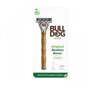 Бритва Bulldog Original Bamboo с 5 лезвиями, 1 ручка+2 лезвия