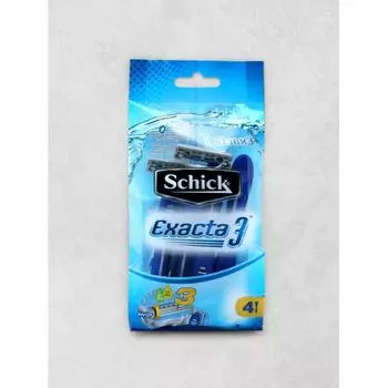 Бритва Daiso Schick Exector с 3 лезвиями 4 шт.