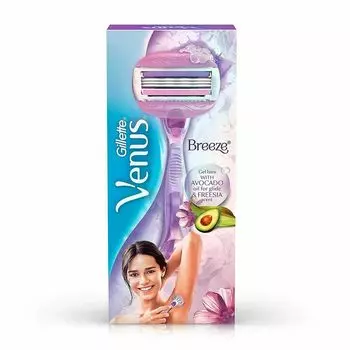 Бритва для удаления волос Gillette Venus Breeze для женщин с маслом авокадо