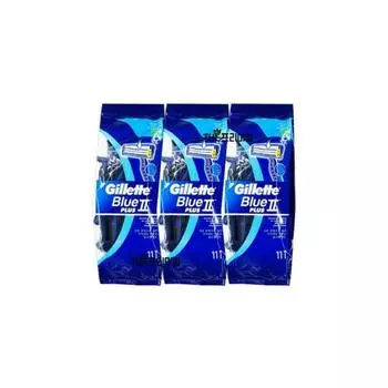 Бритва одноразовая Gillette Blue 2 Plus 11 шт. 3 шт.