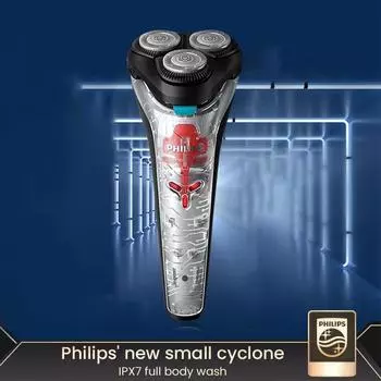Бритва Philips с 3 головками S1118 Средство для мытья тела, быстрая зарядка, 1 час чёрный