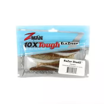 Бритва Zman Soft Lure, 4,5 дюйма, 4 шт. в упаковке, Houdini (8279)
