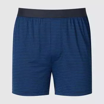 Uniqlo Japan Air Rhythm Border Trunks 09 BLACK/S