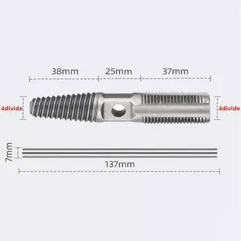 Broken Wire Extractor Faucet Water Pipe Triangle Valve Screw Kit Wire Bolt Screw Drill Bits