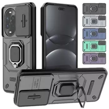 Бронированный противоударный чехол для Huawei Nova 13 Pro защитный чехол кольцо магнитная подставка держатель Coque Fundas Capa Huawei Nova 13 Pro серый