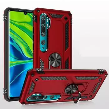 Бронированный противоударный чехол для Xiaomi Mi Note 10 Lite Note10 Pro 10Lite 10Pro, защитный чехол в стиле милитари с автомобильным держателем и кольцом for Mi 10