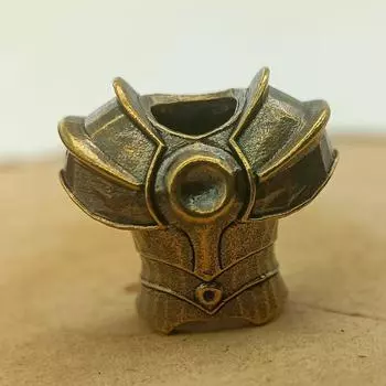 Бронзовые бусины для ножа Armor DIY Плетеные браслеты Подвески для шнурка Аксессуары Подвески для уличного инструмента 1pcs