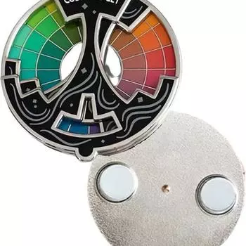 Brooch Key Holder & Pin & Refrigerator Magnet 3 In 1 Anxiety Relief Badge Girl/Boy Refrigerator Sticker