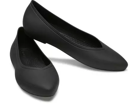 Brooklyn Pointed Flat Black 25cm [Crocs] чёрный