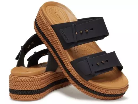 Brooklyn Woven Buckle Black 26cm [Crocs] чёрный