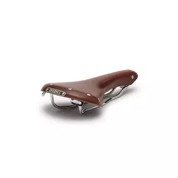 BROOKS Leather saddle Traditional sports model with large side cuts B15 SWALLOW CHROME A.BROWN