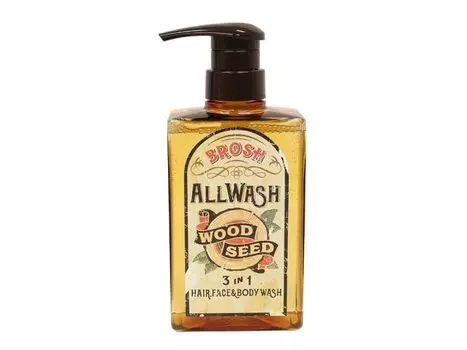 BROSH ALL WASH 400 мл 3 в 1 моющее слабокислотное средство для всего тела