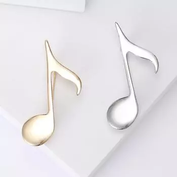 Брошь Cross Personality Trend Music Note Retro Fashion Temperament Женская одежда Аксессуары