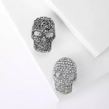 Брошь Темперамент Женская булавка Стразы Брошь Костюм Аксессуары Универсальные аксессуары серебряный