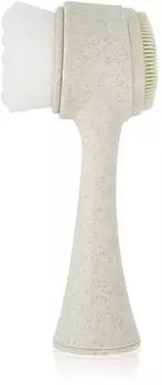 Brosse Nettoyante Double Face Visage Avec Manche Compostable TU прозрачный