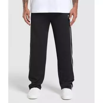 Брюки Gymshark Recess Straight Leg, черные A2c4k Bb2j S