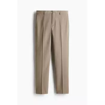 Брюки HM Tailored SliM Fit бежевого цвета 28