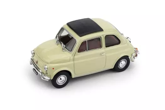 BRUMM FIAT 500L Cinquecento 1968 года цвета слоновой кости BRUMM FIAT 500L CHIUSA AVORIO ANTICO 1/43 [предмет] бежевый