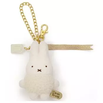 Bruna Cacao Bruna Mofuratto Bag Charm Miffy Plush Toy Высота Приблизительная. 11см