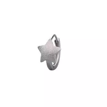 Brushed Love Ear Buckle, Tide Cold Wind Temperament Matte Matte Process, Heart-Shaped Ear Ring Earrings, Korean copper