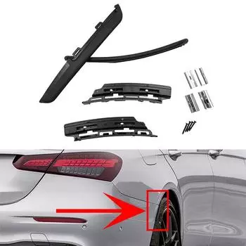 Брызговик Fender, брызговик, арка, колесо для бровей для Mercedes Benz W213 E200 E250 E300 E400 E53 E63 E43 AMG Sedan 2016-2022 Only for Sedan/Saloon чёрный