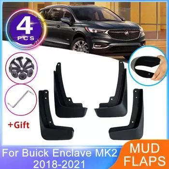 Брызговики для Buick Enclave MK2 2018, брызговики, передние и задние брызговики, новая защита колес, автоаксессуары