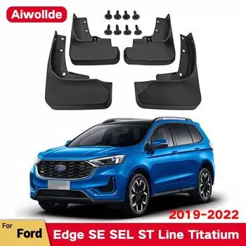 Брызговики для Ford Edge ST Line Titatium SE SEL-2022, брызговики Fender, матовые черные брызговики автомобиля ST Line Titatium