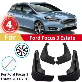Брызговики для Ford Focus MK3 3 5dr Estate Kombi, брызговики 2011-2017, брызговики на крыло, спереди и сзади автомобиля Focus MK3 3