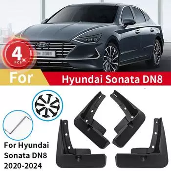 Брызговики для Hyundai Sonata DN8 10th Брызговики 2022 2023 2024 гвардии Fender Брызговики спереди и сзади автомобиля Hyundai Sonata DN8