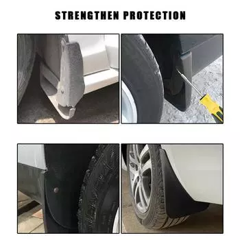 Брызговики для Nissan X-Trail T31 2008 2009 2010 2011 2012 2013 4 шт./компл., брызговики для стайлинга автомобиля, передние и задние брызговики чёрный