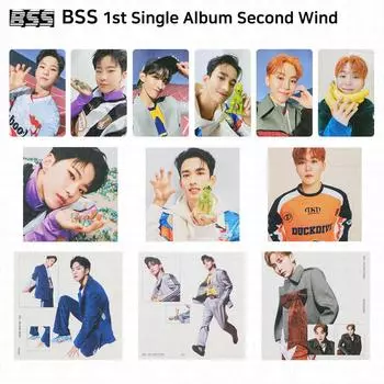 BSS of SEVENTEEN 1st Single Second Wind Фотокарта Трекер привычек BSS Card KPOP Hoshi - BSS Card