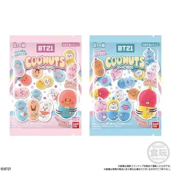 BT21 BABY Конфеты жевательные резинки Coo nuts (14 штук) игрушки/жевательные (BT21)
