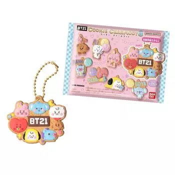 BT21 Детская кроватка с подвесками из печенья 3 конфеты-жвачки (14 штук) Игрушка/Жевание (BT21)