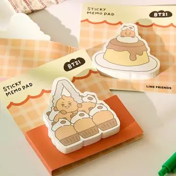 BT21 SHOOKY Пекарский липкий блокнот