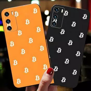 Чехол для телефона Btc Bitcoin для Huawei Psmart Z P40 P10 P30 P50 P20 P9 Pro Plus P8 2022 Nova 8I 8 8SE противоударный чехол HUAWEI P7
