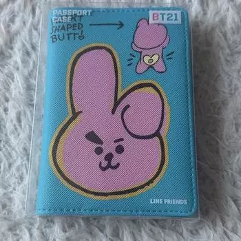 Bts Jungkook Cookie Bt21 Passport Case