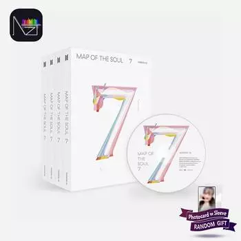 BTS - КАРТА ДУШИ : 7 [1/2/3/4] RANDOM 1PCS