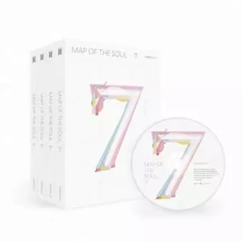 BTS MAP OF THE SOUL 7 корейская версия 4 сложенный [WELLPOD limited] - (4SET версия.) [Дополнительные бонусные постеры]